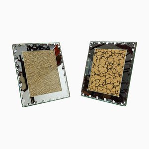 French Art Deco Mirror Standing Photo Frames, 1930s, Set of 2-RIU-1364698