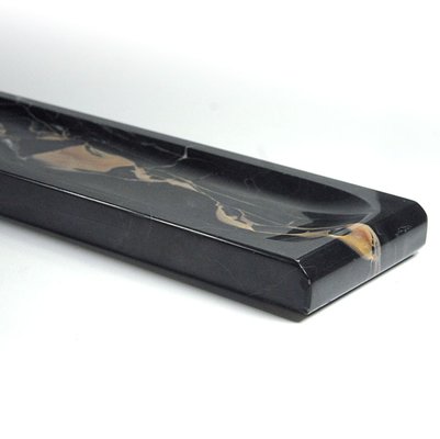 French Art Deco Portoro Marble Pen Tray, 1930s-GIW-1791747