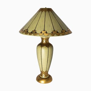 French Art Deco Resin Table Lamp, 1980s-RIU-1420993