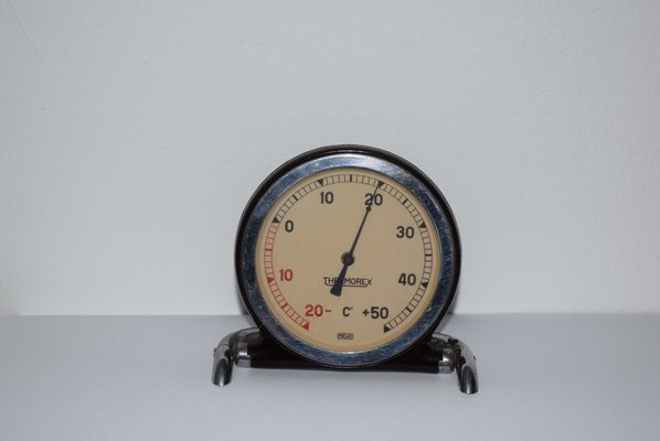 French Art Deco Round Thermometer for Thermorex, 1930s-VA-837263