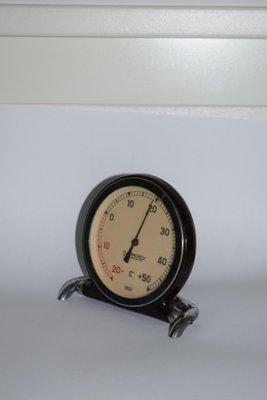 French Art Deco Round Thermometer for Thermorex, 1930s-VA-837263