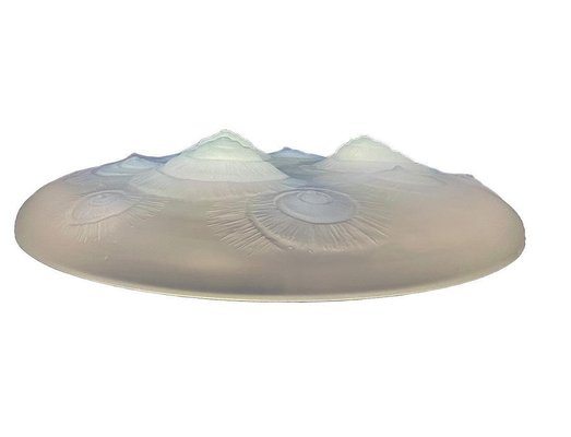 French Art Deco Sabino Opalescent Glass Bowl Plate, 1930s-UCH-1721398