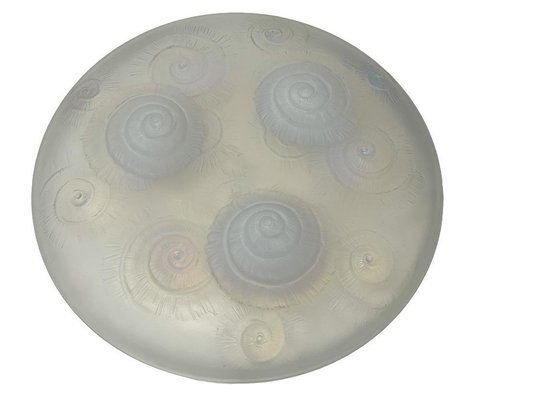 French Art Deco Sabino Opalescent Glass Bowl Plate, 1930s-UCH-1721398