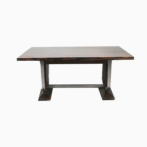 French Art Deco Table In Macassar Ebony-NE-774379