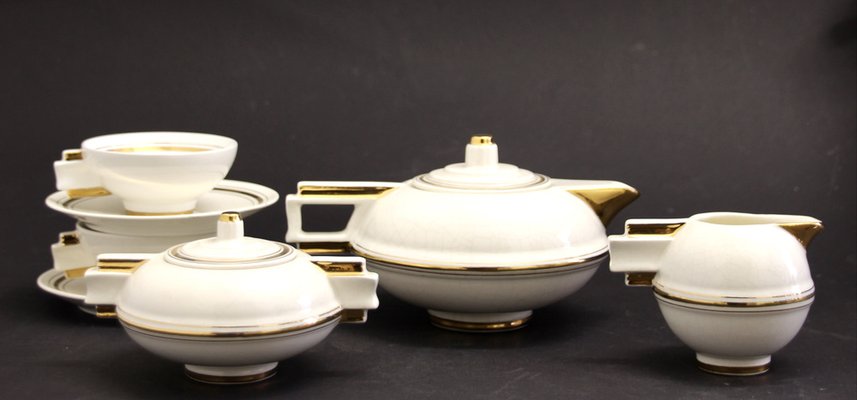 French Art Deco Tableware Set, 1930s, Set of 5-SY-838232