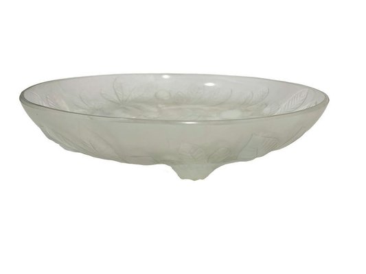 French Art Deco Verlys Opalescent Glass Bowl, 1930s-UCH-1721397