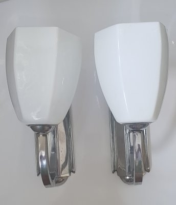 French Art Deco Wall Lamps, 1920s, Set of 2-QDP-1402697