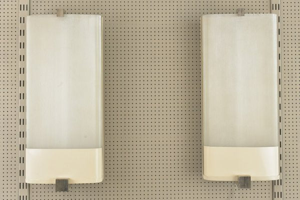 French Art Deco Wall Lamps, 1940 , Set of 2-LOB-1297304