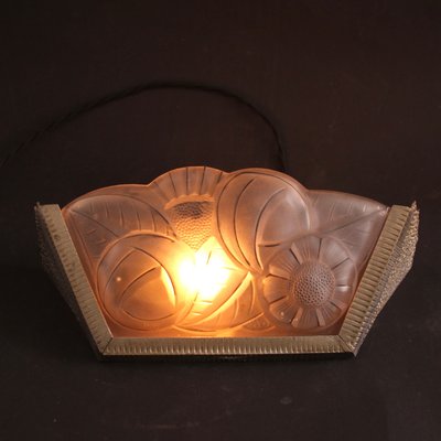 French Art Deco Wall Light by David Guéron for Degué, 1930s-SY-1363701