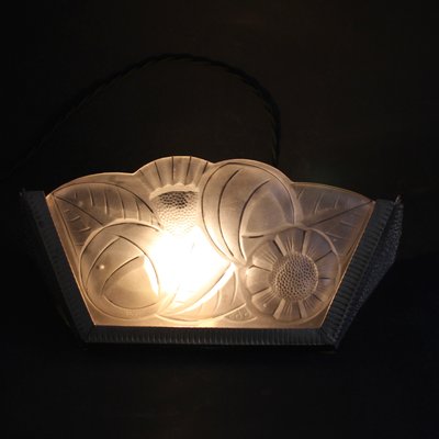 French Art Deco Wall Light by David Guéron for Degué, 1930s-SY-1363701