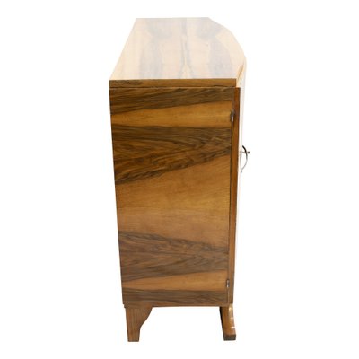 French Art Deco Walnut Veneer Sideboard-WFJ-1047021