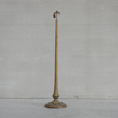 French Art Deco Wood and Gilt Metal Floor Lamp-JRP-1020329