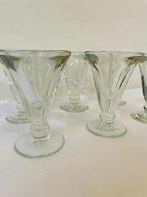 French Art Nouveau Absinthe Glasses, 1920s, Set of 6-RZY-1724150