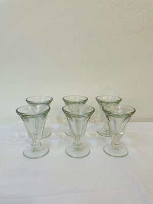 French Art Nouveau Absinthe Glasses, 1920s, Set of 6-RZY-1724150