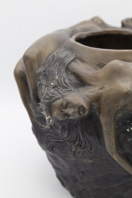 French Art Nouveau Bronze Vase, 1890s-RCE-1426382