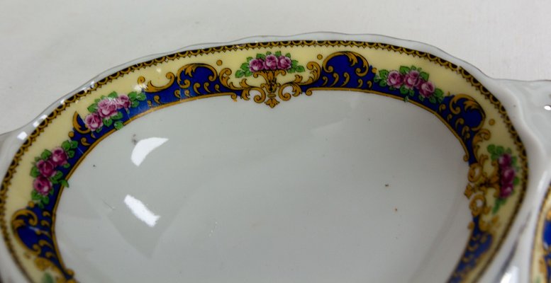 French Art Nouveau Condiment Dish in Porcelain, 1920-RIU-1299374