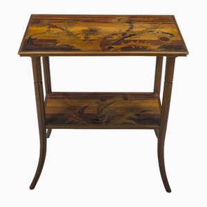 French Art Nouveau Marquetry Table by Emile Galle, 1900s-ZZH-1799049