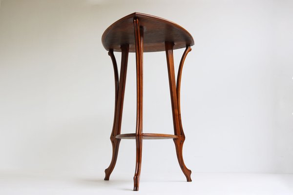 French Art Nouveau Side Table by Emile Gallé, 1905-WIP-1730481