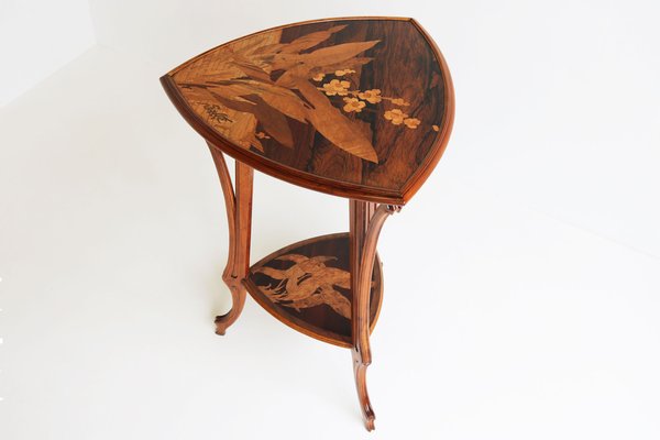 French Art Nouveau Side Table by Emile Gallé, 1905-WIP-1730481