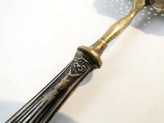 French Art Nouveau Silver Absynthe Spoon, 1900s-BKO-1800613