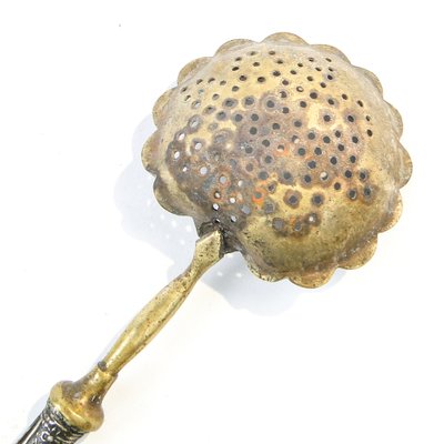 French Art Nouveau Silver Absynthe Spoon, 1900s-BKO-1800613