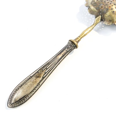 French Art Nouveau Silver Absynthe Spoon, 1900s-BKO-1800613