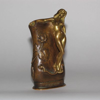 French Art Nouveau Vase by Charles Korschann, 1900s-YGE-590372