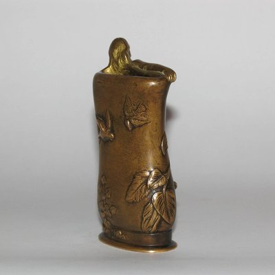 French Art Nouveau Vase by Charles Korschann, 1900s-YGE-590372