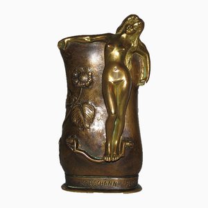 French Art Nouveau Vase by Charles Korschann, 1900s-YGE-590372