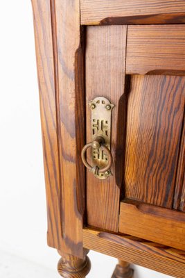 French Art Nouveau White Marble Bedside Cabinet, 1910s-RIU-1328435