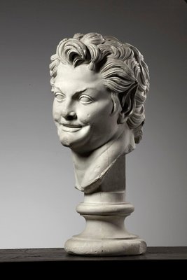 French Artist, Bust of Young Man, Early 20th Century, Plaster-TDA-1376344