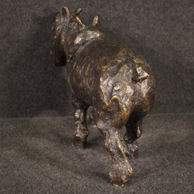 French Artist, Large Donkey Sculpture, 20th Century, Bronze-RP-1773197