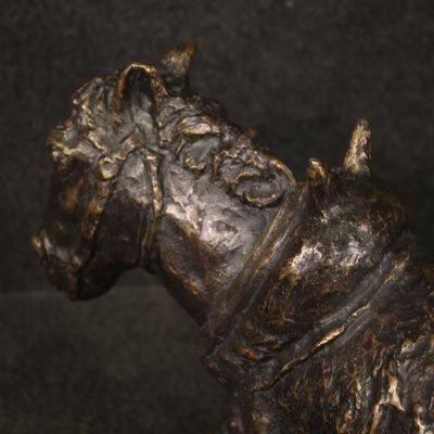 French Artist, Large Donkey Sculpture, 20th Century, Bronze-RP-1773197