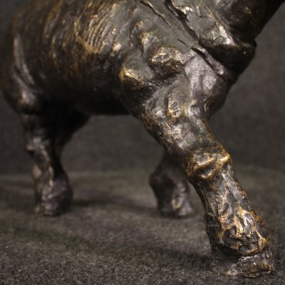 French Artist, Large Donkey Sculpture, 20th Century, Bronze-RP-1773197