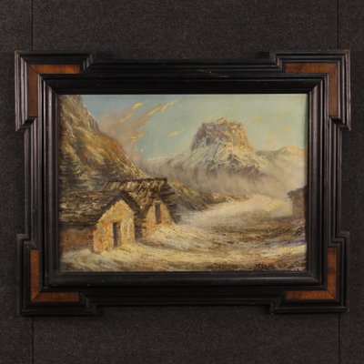 French Artist, Mountain Landscape, 1960, Oil on Board, Framed-RP-1822466