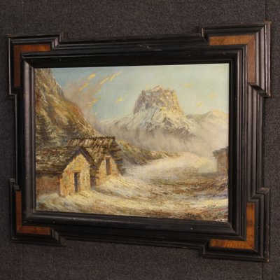 French Artist, Mountain Landscape, 1960, Oil on Board, Framed-RP-1822466