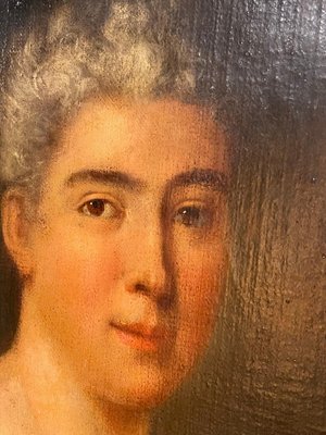 French Artist, Portrait of Noblewoman, 18th Century, Oil on Canvas, Framed-FLW-1402035