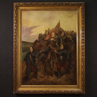 French Artist, Soldiers and Horse, 1880, Oil on Canvas-RP-1811010