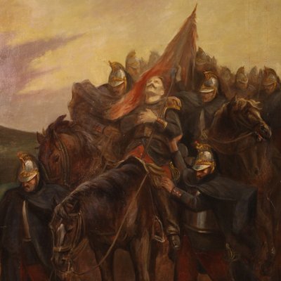 French Artist, Soldiers and Horse, 1880, Oil on Canvas-RP-1811010