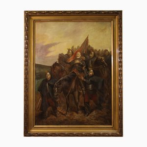 French Artist, Soldiers and Horse, 1880, Oil on Canvas-RP-1811010