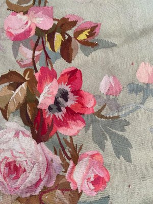 French Aubusson Valance Tapestry-YMM-1157516