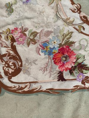 French Aubusson Valance Tapestry-YMM-1157516