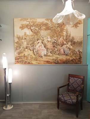 French Baroque Aubusson Style Wall Tapestry, 1960s-POM-857763