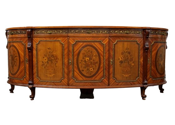 French Baroque Style Five-Door Sideboard, 1980s-IYX-2032374