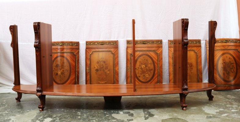 French Baroque Style Five-Door Sideboard, 1980s-IYX-2032374