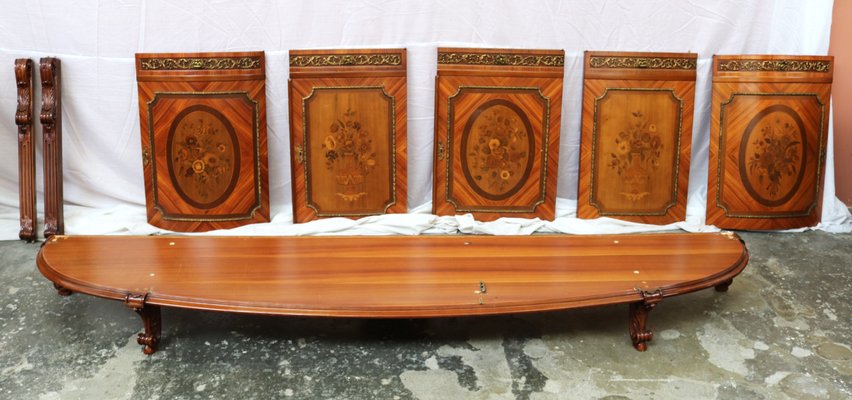 French Baroque Style Five-Door Sideboard, 1980s-IYX-2032374