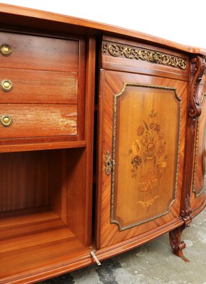 French Baroque Style Five-Door Sideboard, 1980s-IYX-2032374