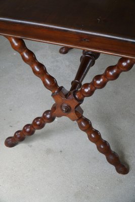 French Baroque Style Sculptural Desk in Stained Pine, 1890s-MXF-1378102