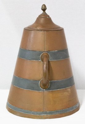 French Basque Decorative Zinc & Copper Water Holder / Herrade, 19th Century-RIU-899748