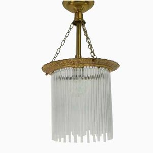 French Bedroom Hanging Lamp, 1920s-KDB-1417455